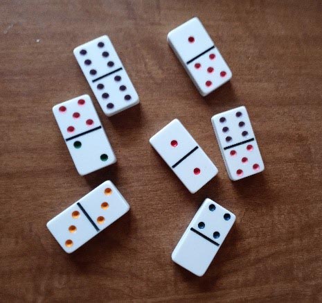 Playing Dominos in Sabine Parish, Louisiana